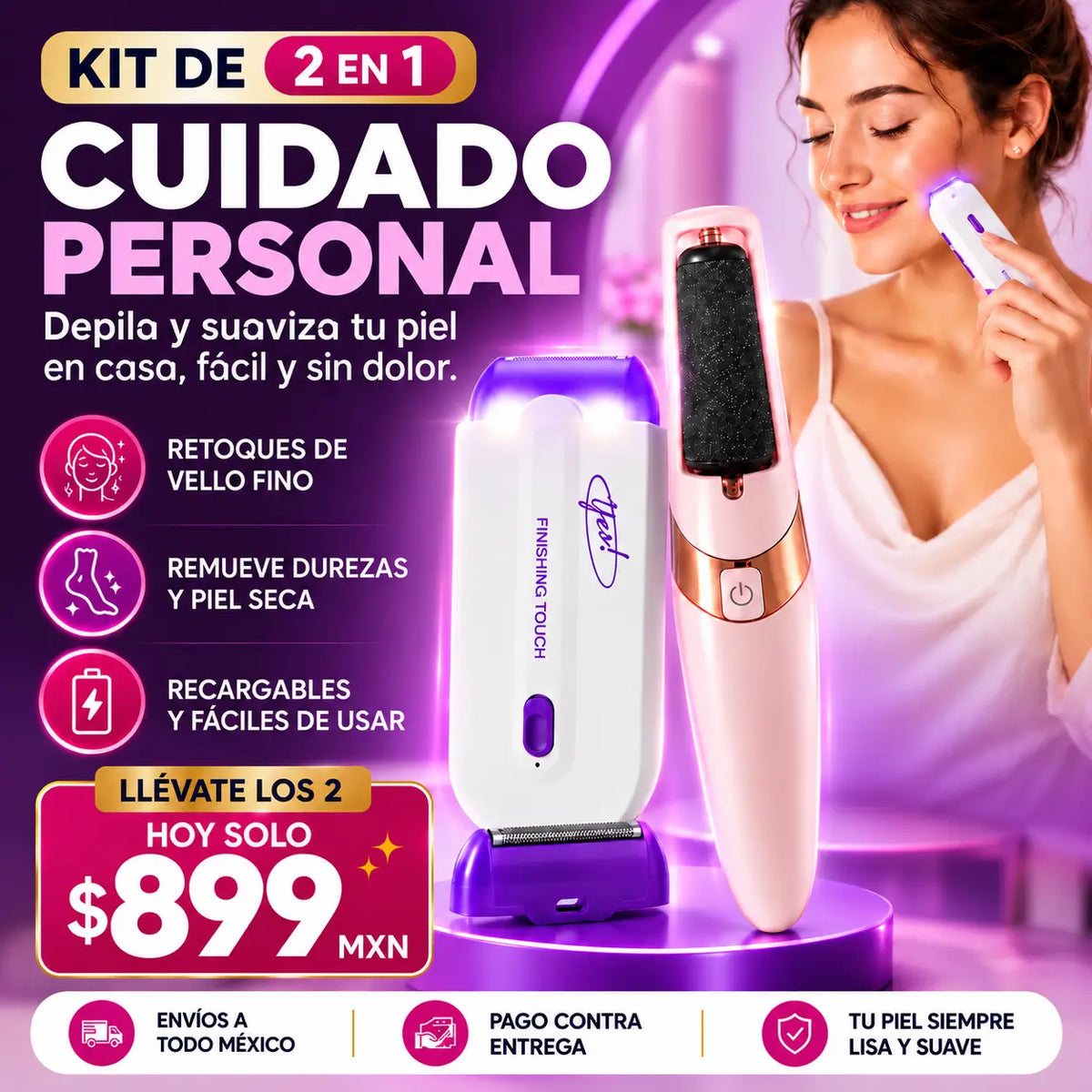 Kit de belleza 2 en 1