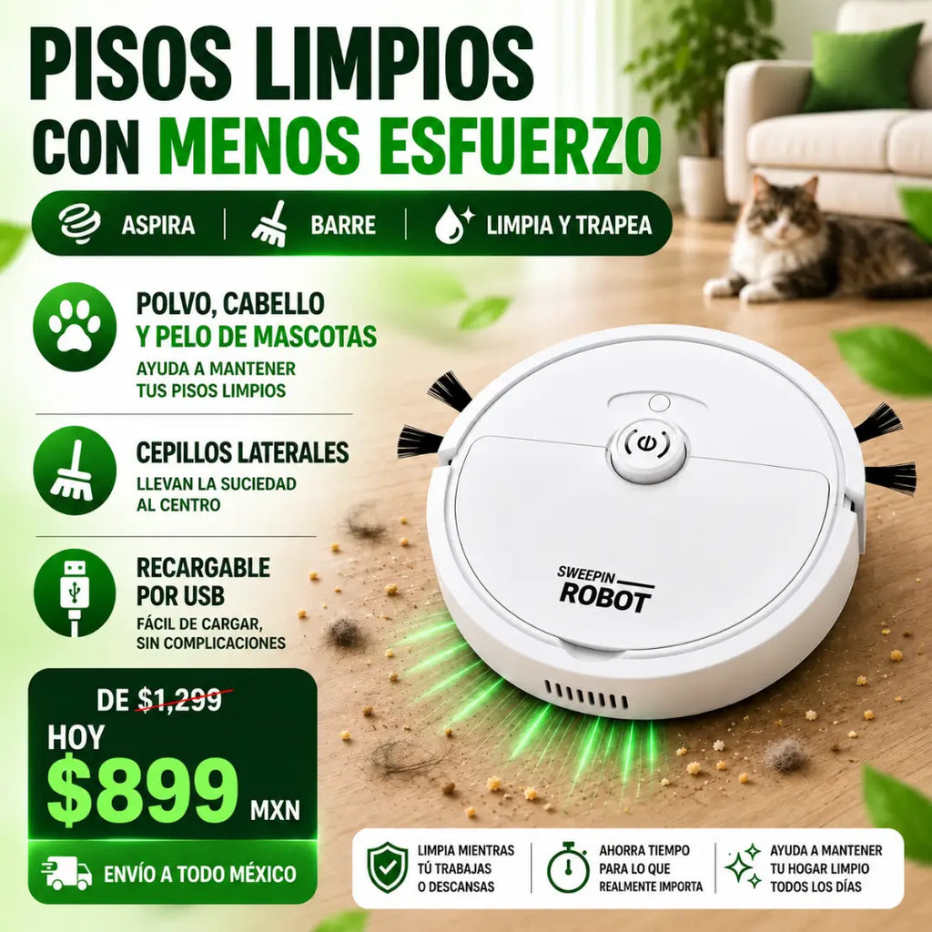 Robot Barredora Recargable