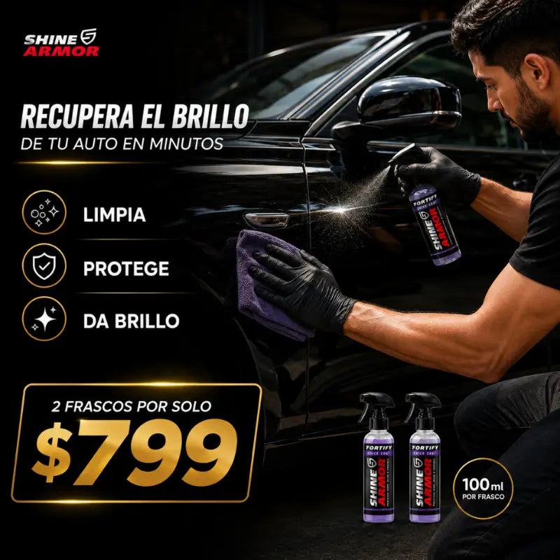Shine Armor 3 en 1 – 2 frascos