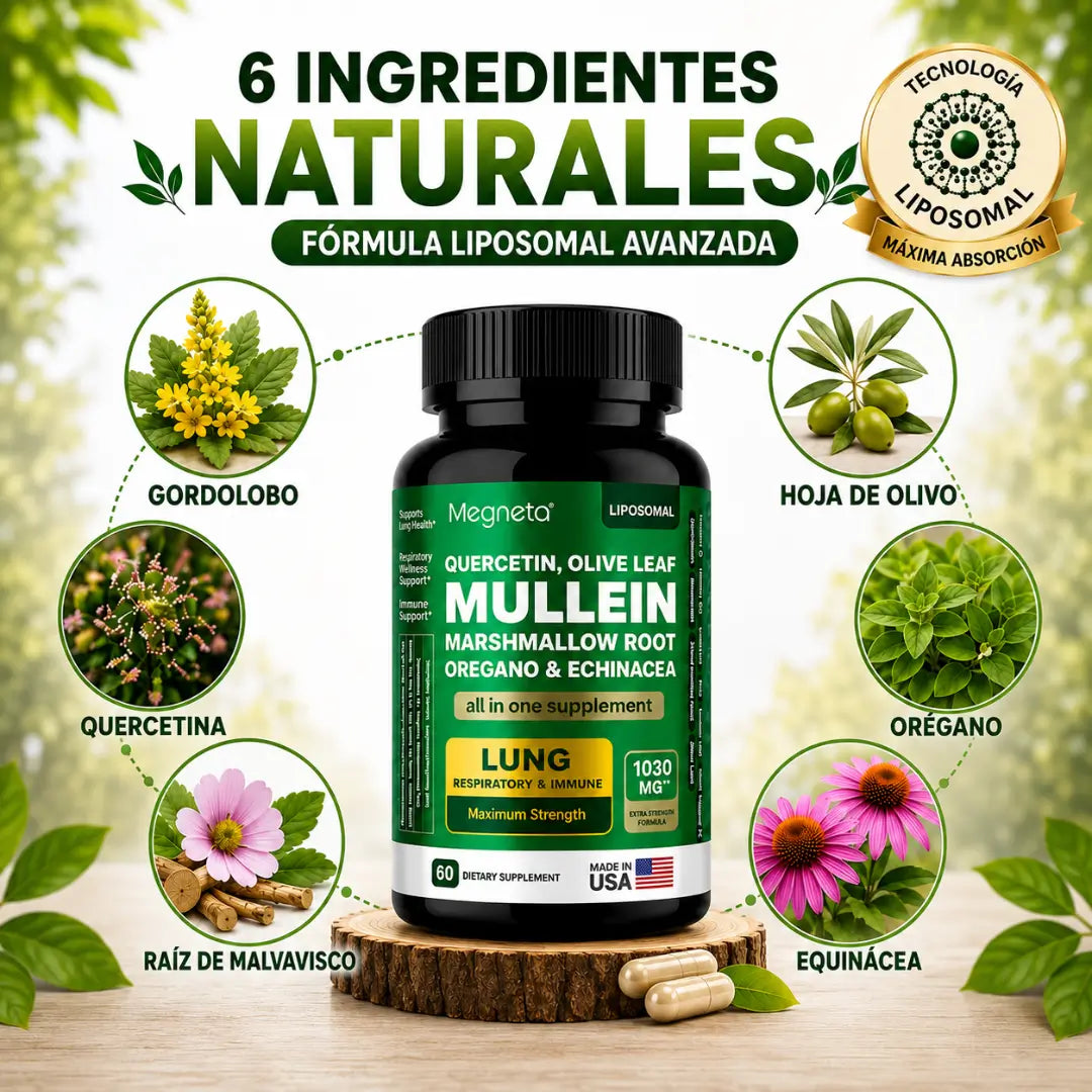 Mullein | Bienestar Respiratorio y Defensas