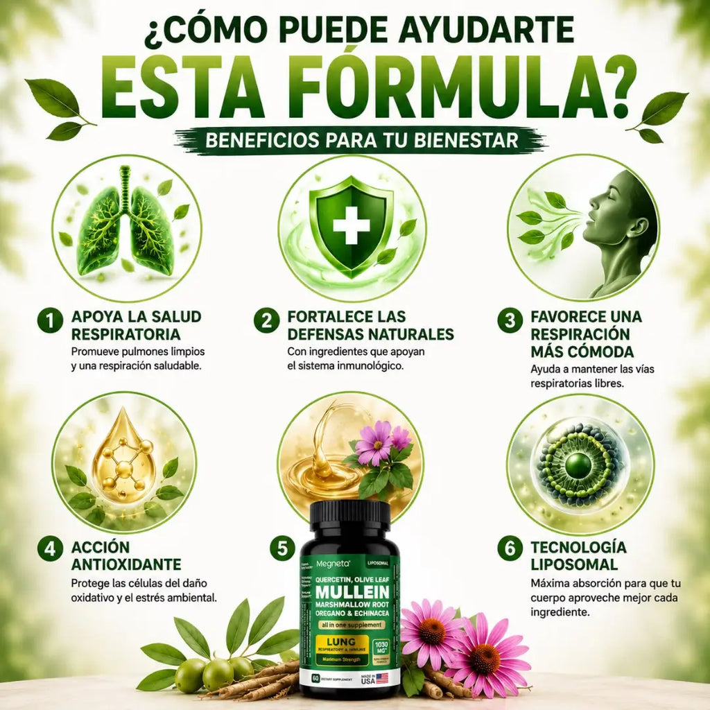 Mullein | Bienestar Respiratorio y Defensas