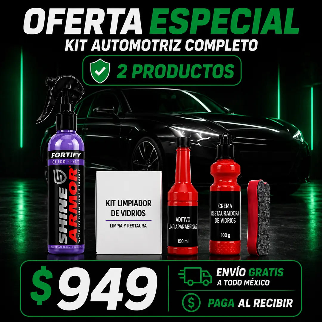 Kit Automotriz | Brillo y Visibilidad