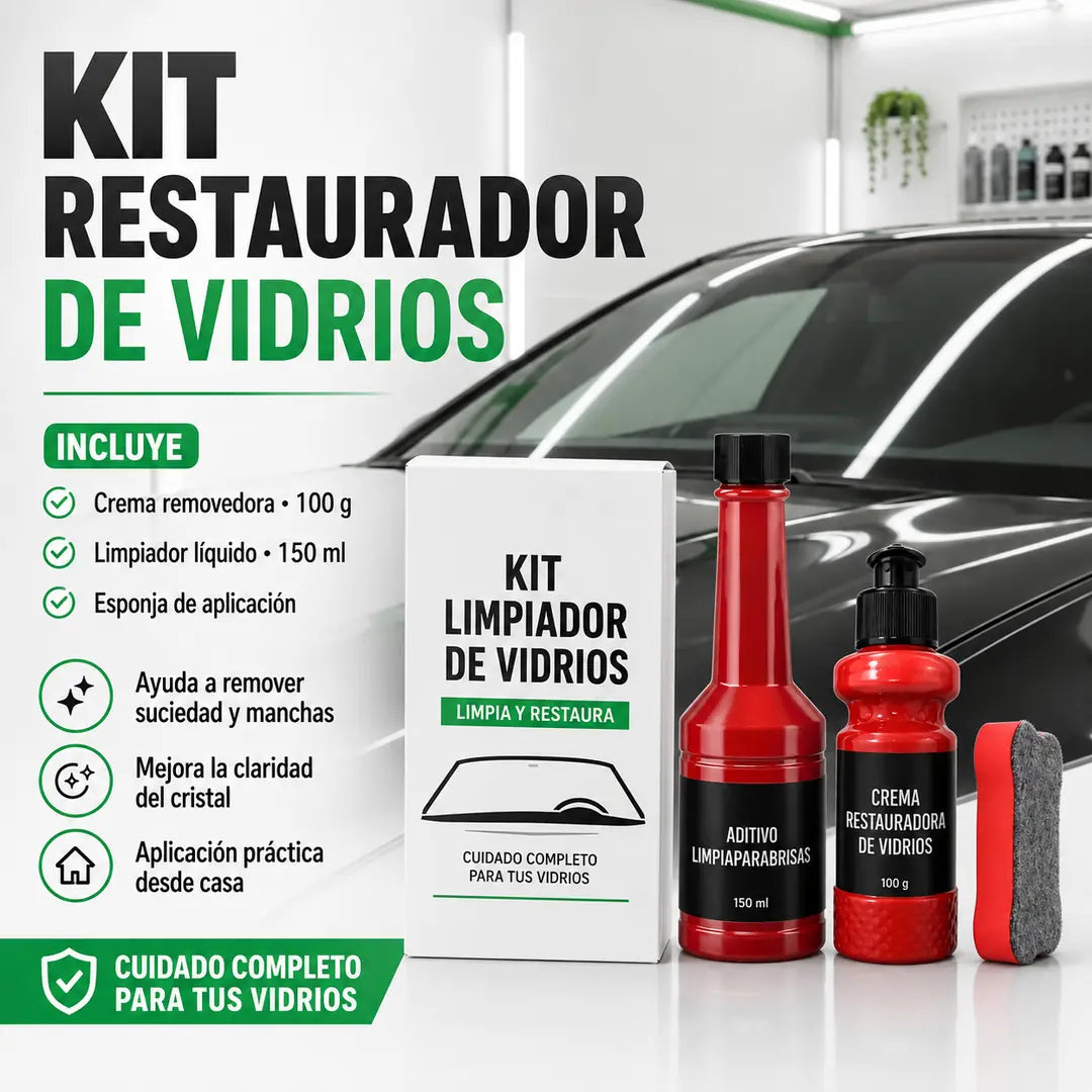 Kit restaurador de Vidrios