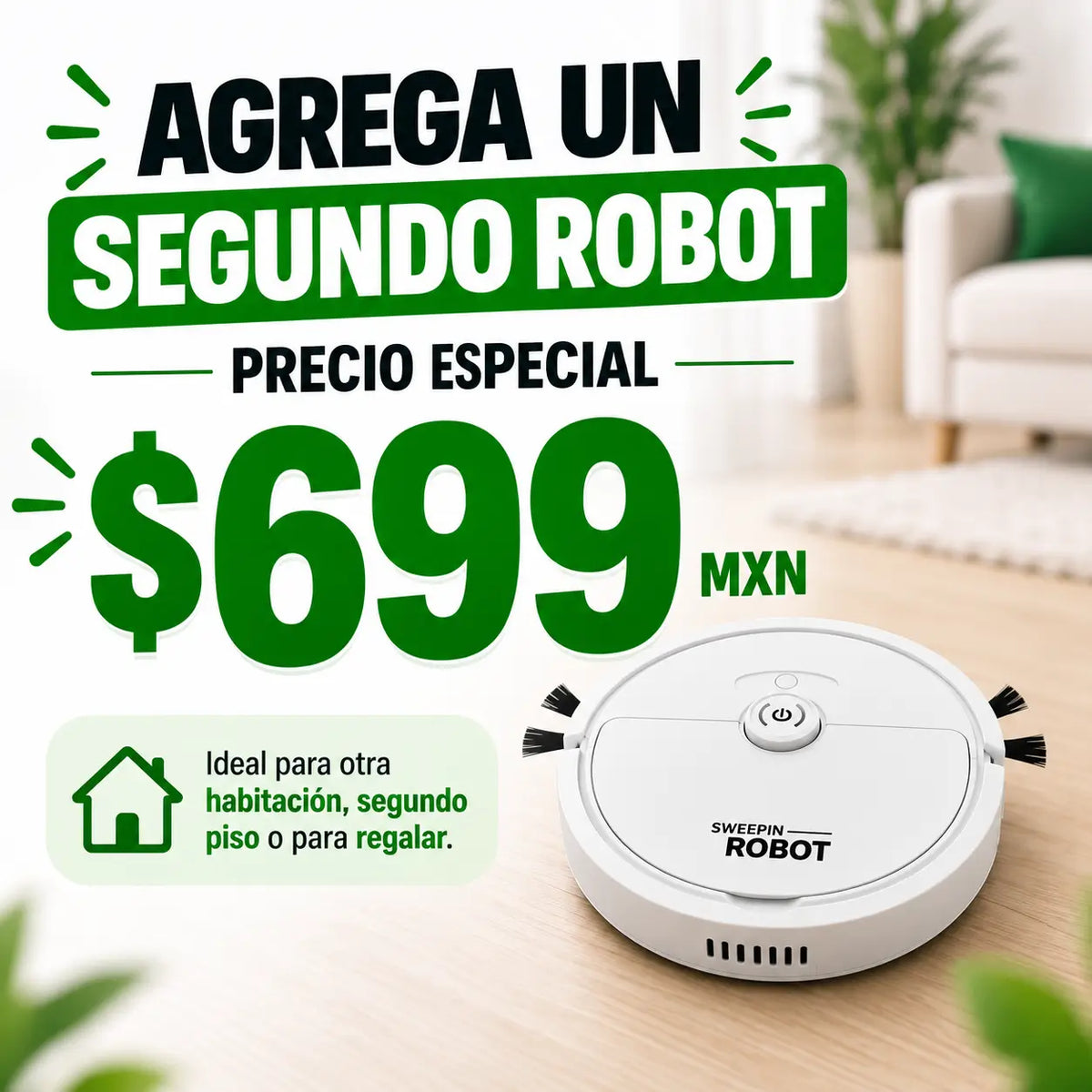 Aspiradora adicional | Precio especial